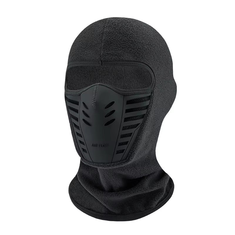 Motorcycle Mask Fleece Thermal Face Mask Keep Warm Moto Riding Balaclava Motorbike Biker Winter Windproof Ski Mask Men Women - Zenova