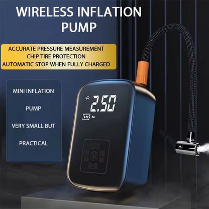 1Pc Wireless Car Air Compressor Air Pump Electric Tire Inflator Pump for Motorcycle Bicycle Boat AUTO Tyre Balls Inflatable - Zenova