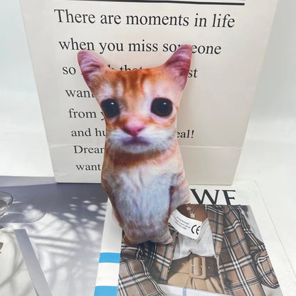 21Cm Cute El Gato Cat Plush Toys Wowwow Cat Dolls Plushies Simulation Stuffed Animals Birthday Holiday Gift Kids Collectible Toy - Zenova