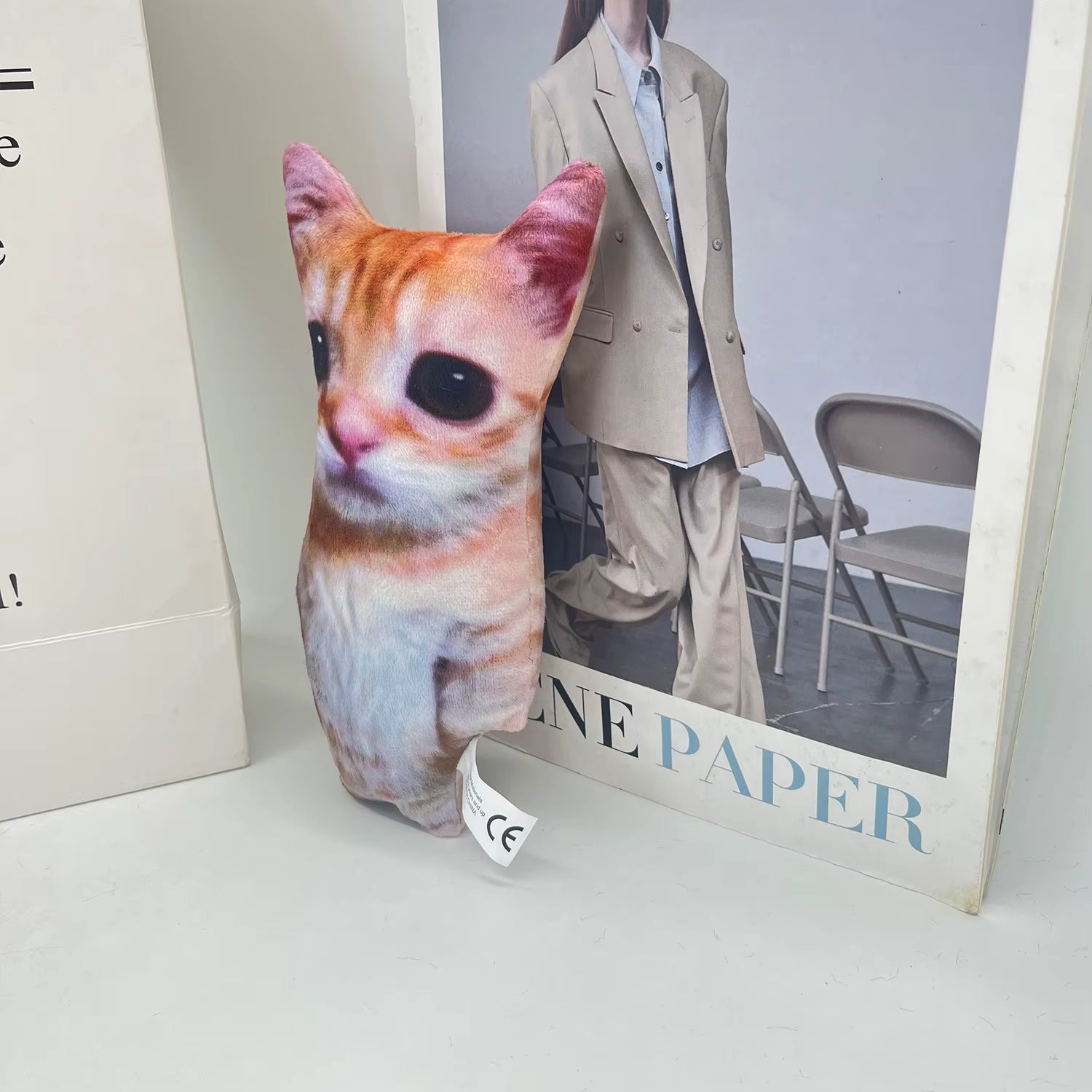 21Cm Cute El Gato Cat Plush Toys Wowwow Cat Dolls Plushies Simulation Stuffed Animals Birthday Holiday Gift Kids Collectible Toy - Zenova