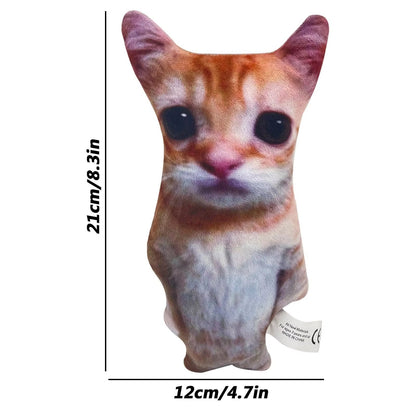 21Cm Cute El Gato Cat Plush Toys Wowwow Cat Dolls Plushies Simulation Stuffed Animals Birthday Holiday Gift Kids Collectible Toy - Zenova