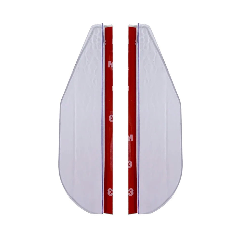 2PCS Car Rearview Mirror Rain Eyebrow Carbon Fiber Sun Visor Shade Cover Protector Clear Vision for Rain Car Mirror Accessories - Zenova