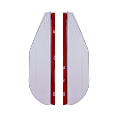 2PCS Car Rearview Mirror Rain Eyebrow Carbon Fiber Sun Visor Shade Cover Protector Clear Vision for Rain Car Mirror Accessories - Zenova