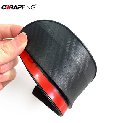 2PCS Car Rearview Mirror Rain Eyebrow Carbon Fiber Sun Visor Shade Cover Protector Clear Vision for Rain Car Mirror Accessories - Zenova