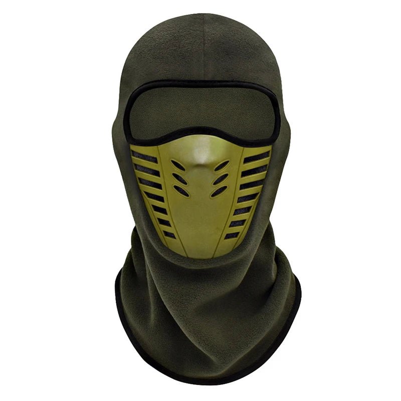 Motorcycle Mask Fleece Thermal Face Mask Keep Warm Moto Riding Balaclava Motorbike Biker Winter Windproof Ski Mask Men Women - Zenova