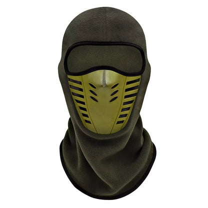 Motorcycle Mask Fleece Thermal Face Mask Keep Warm Moto Riding Balaclava Motorbike Biker Winter Windproof Ski Mask Men Women - Zenova