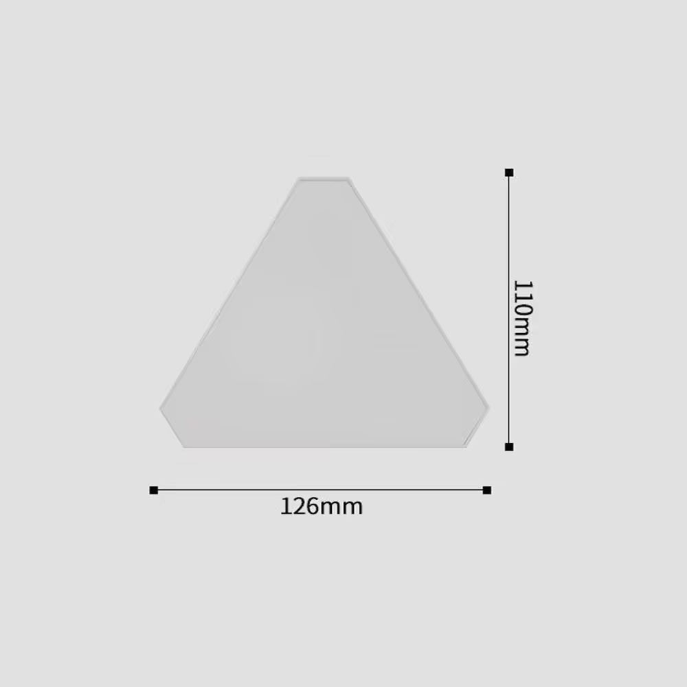 RGB WIFI APP Bluetooth LED Triangle Indoor Atmosphere Wall Lamps for Computer Game Bedroom Decoration DIY Quantum Night Light - Zenova
