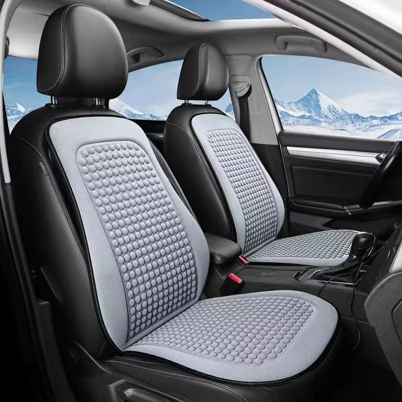 Summer Cooling Seat Cushion Breathable Car Seat Covers Bump Massage Automobiles Seat Cover Universal Seat Protector Pad - Zenova