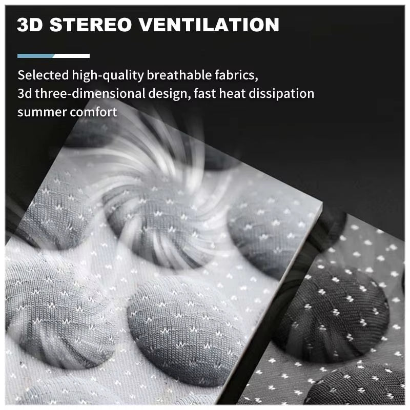 Summer Cooling Seat Cushion Breathable Car Seat Covers Bump Massage Automobiles Seat Cover Universal Seat Protector Pad - Zenova